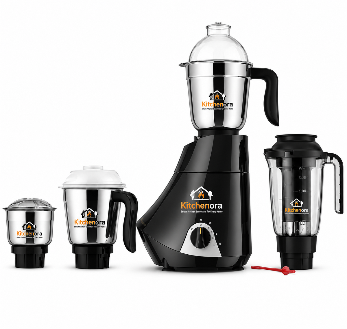 Kitchenora 750W Juicer Mixer Grinder with 4 Jars