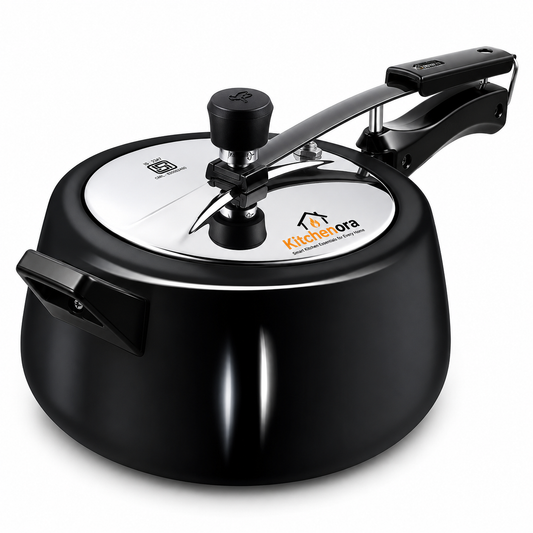 Kitchenora Hard Anodised Aluminium Pressure Cooker