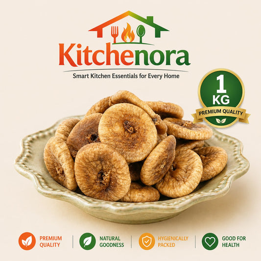 Kitchenora 1KG Premium Dried Figs Pack